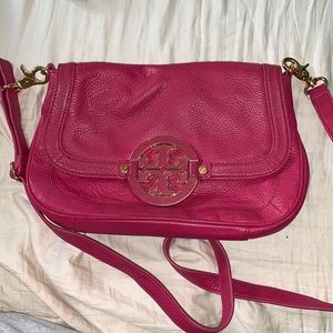 Pink Tory cross body